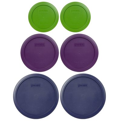 Pyrex Simply Store Replacement Lids for 6 Piece Storage Set - Lids only