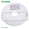 LURICO 10 Packs 12 Inch White Paper Lanterns Round Chinese/Japanese Hanging Ball Lantern Lamps for Birthday Wedding Christmas Parties, Home Decor and Weddings Decorations view 2