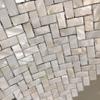 Genuine White Herringbone Mother of Pearl Mosaic Tile 6 Packs-Bathroom Kitchen Shower Wall Backspalsh Tile view 4