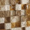 Mixed Travertine 1 X 1 Mosaic Tile, HI-LOW Split-Faced - Box of 5 sq. ft. view 3