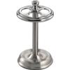 InterDesign York Metal Toothbrush Holder 5.75 in. H x 3.25 W x 3.25 in. L Chrome Silver Stainless steel view 1