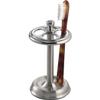 InterDesign York Metal Toothbrush Holder 5.75 in. H x 3.25 W x 3.25 in. L Chrome Silver Stainless steel view 3