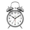 Sharp SPC800 Quartz Analog Twin Bell Alarm Clock (Silver) view 2