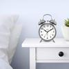 Sharp SPC800 Quartz Analog Twin Bell Alarm Clock (Silver) view 4