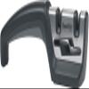 Smiths 50101 Pull-Thru Knife & Scissor Sharpener  Black/Silver  Pull-Thru Knife Sharpener  Left & Right-Handed Scissor Sharpener  Coarse & Fine Sharpening Slots  Straight & Serrated Blades view 1