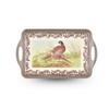 Pimpernel Woodland Large Handled Tray- Large Rectangular Melamine Serving Tray with Nature-Inspired Forest Design - Dishwasher Safe Platter for Snacks Breakfast Lunch or Seasonal Kitchen Table Display view 1