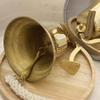 Medieval Replicas 7" Dia Vintage Nautical Heavy Duty Polished Brass Bell for Bar, Last Order, Reception, School, Outdoor, Indoor, Antique Pirate's Decorative Brass Ship's Bell (7" Titanic Bell) view 3