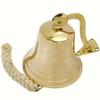 Medieval Replicas 7" Dia Vintage Nautical Heavy Duty Polished Brass Bell for Bar, Last Order, Reception, School, Outdoor, Indoor, Antique Pirate's Decorative Brass Ship's Bell (7" Titanic Bell) view 4