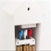 KOOKOO Birdhouse White, modern design cuckoo clock with 12 natural bird voices or cuckoo call view 4
