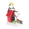 Department 56 Peanuts Christmas Decoration | Snoopy, Snoopy's Dog House, Woodstock, Christmas Lights view 2