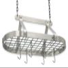 Enclume Dcor Classic Oval Ceiling Pot Rack, Stainless Steel view 1