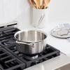 All-Clad D5 5-Ply Stainless Steel Sauce Pan 3 Quart Induction Oven Broiler Safe 600F Pots and Pans, Cookware Silver view 3
