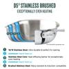 All-Clad BD55403 D5 Brushed Stainless Steel 5-ply Bonded Cookware, Saute Pan with lid, 3 quart, Silver view 2