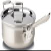 All-Clad BD55403 D5 Brushed Stainless Steel 5-ply Bonded Cookware, Saute Pan with lid, 3 quart, Silver view 4
