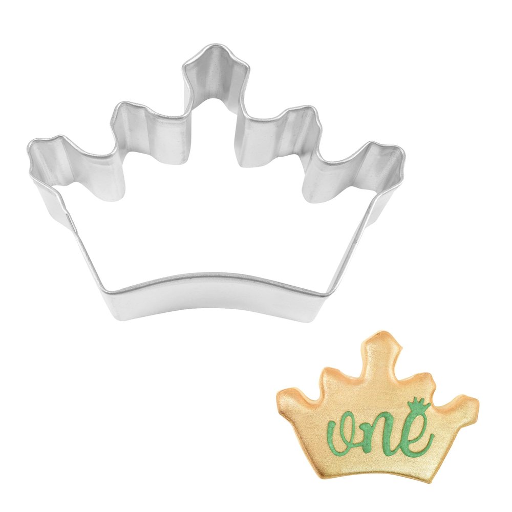 R&M Cookie Cutter, 3.5-Inch, Crown Coronation, Tinplated Steel