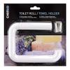Chef Aid 10E02260 White Plastic Toilet Roll Holder view 2