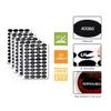 Hanindy 16 Magnetic Spice Tins, 200 Spice Labels, 4 Stainless Steel Measuring Spoons Magnetic Spice Containers Organizer Storage Condiment Jar Set of 16, Clear Lid, Sift and Pour view 4