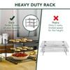 Nifty 3-Tier Cooling Rack  Non-Stick Coating, Wire Mesh Design, Dishwasher Safe, Collapsible Kitchen Countertop Organizer, Use for Baking Cookies, Cakes, Pies view 3