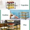 Nifty 3-Tier Cooling Rack  Non-Stick Coating, Wire Mesh Design, Dishwasher Safe, Collapsible Kitchen Countertop Organizer, Use for Baking Cookies, Cakes, Pies view 4