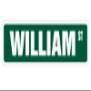 William Street Sign Childrens Name Room Sign | Indoor/Outdoor | 18" Wide view 1