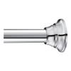 Moen Chrome 44-72-Inch Adjustable Tension Mounted Straight Shower Curtain Rod for Bathroom, No Drilling Needed, TR1000CH view 1