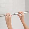 Moen Chrome 44-72-Inch Adjustable Tension Mounted Straight Shower Curtain Rod for Bathroom, No Drilling Needed, TR1000CH view 3