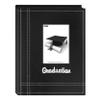 Pioneer Photo Albums 36-Pocket Sewn Leatherette Embroidered "Graduation" Theme Frame Cover Album for 4 by 6-Inch Prints, Black view 1
