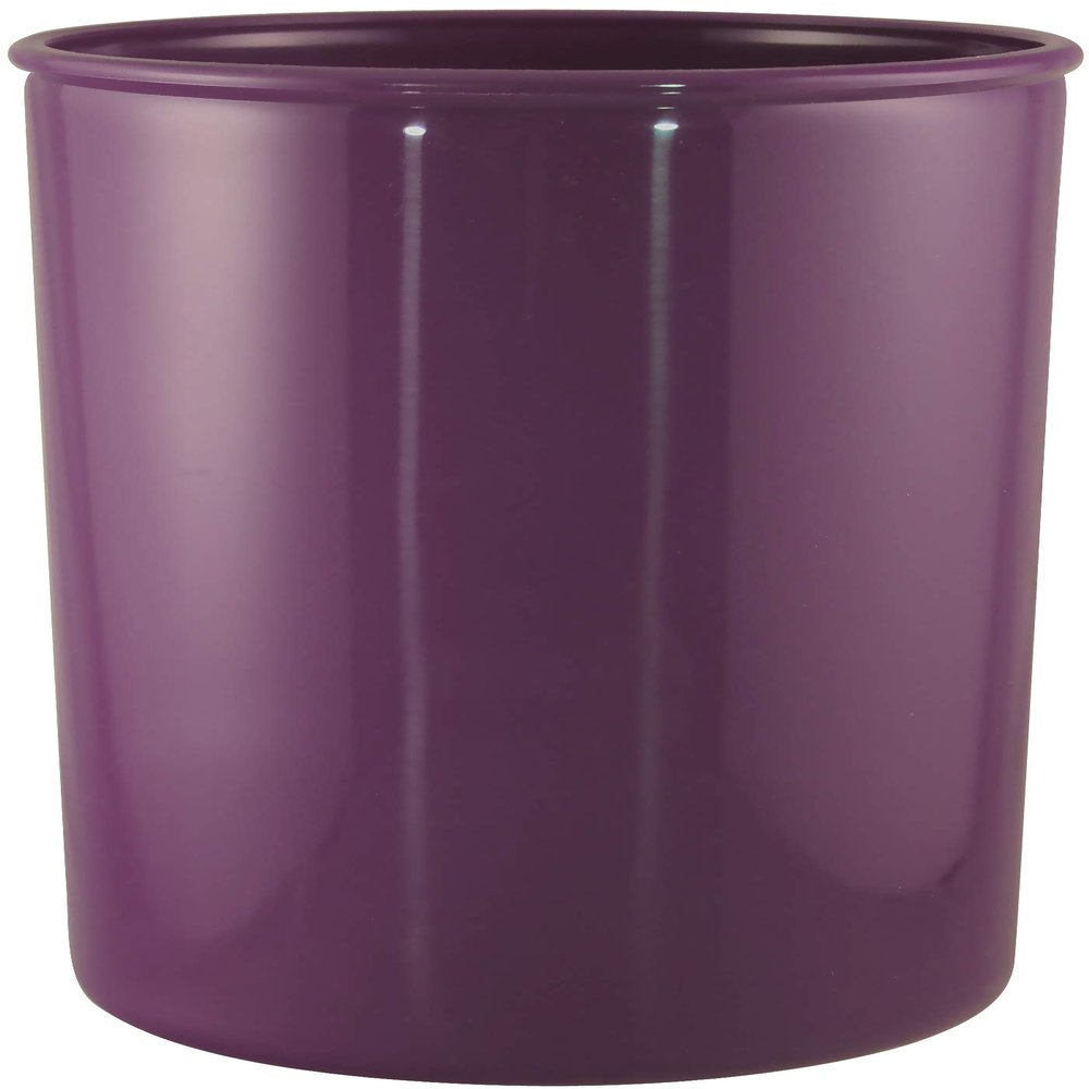 Reston Lloyd Calypso BasicsMultipurpose Cookware Storage Crock, Kitchen Countertop & Office Desk Organization, Durable & Food Safe BPA-Free Plastic, Plum