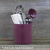 Reston Lloyd Calypso BasicsMultipurpose Cookware Storage Crock, Kitchen Countertop & Office Desk Organization, Durable & Food Safe BPA-Free Plastic, Plum view 3