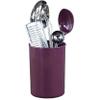 Reston Lloyd Calypso BasicsMultipurpose Cookware Storage Crock, Kitchen Countertop & Office Desk Organization, Durable & Food Safe BPA-Free Plastic, Plum view 4