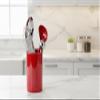 Calypso Basics by Reston Lloyd Plastic Utensil Holder, Red view 2
