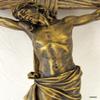 Joseph's Studio by Roman, Cross and Crucifix Collection, 13.25" H Antique Gold Crucifix, Home Dcor, Devout Gift, Prayerful Inspiration (7x7x13) view 3