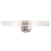 GEORGE KOVACS P5042-144 Saber Vanity Bath Light, 2-Light, 120 Total Watts, 4.75-in H x 20-in W, Brushed Stainless Steel view 1