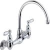 Peerless 2-Handle Wall Mount Kitchen Sink Faucet, Chrome P299305LF view 1