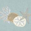 Avanti Linens - Hand Towel, Soft & Absorbent Cotton Towel (By the Sea Collection, Mineral) view 3