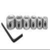Milescraft 5342 6pc. Drill Stop Set - Includes 3/16, 1/4, 5/16, 3/8, 7/16, and 1/2-Inch view 1