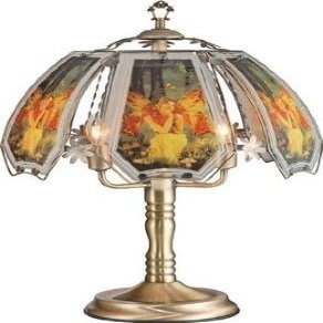 Fairy Touch Lamp II with Antique Brass Finish