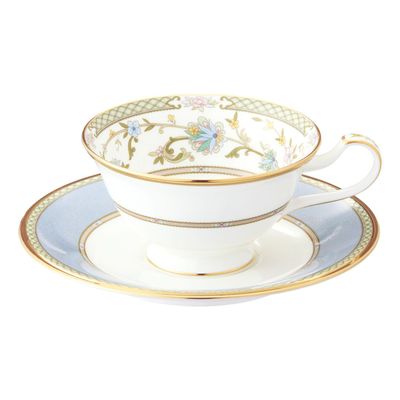 Noritake Y59587/9983-6 Cup & Saucer (For Both Coffee/Tea) 220cc Yoshino Gray Bone China