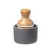 Full Circle Bubble Up Bamboo Dish Brush & Ceramic Soap Dispenser  Family Safe, Formaldehyde-Free  Kitchen Scrub Brush for Dishes, Nonstick & Cast Iron, Gray view 2