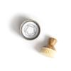 Full Circle Bubble Up Bamboo Dish Brush & Ceramic Soap Dispenser  Family Safe, Formaldehyde-Free  Kitchen Scrub Brush for Dishes, Nonstick & Cast Iron, Gray view 4
