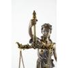 Top Collection Bronze Finish Lady Justice 12.5 Inch Statue Sculpture view 4
