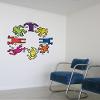 BLIK Keith Haring Dancers Removable Wall Decals | Officially Licensed Keith Haring Art | Assorted Colors | Set of 8 Decals | 13 x 13 Inches view 2