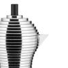 Alessi MDL02/3 B "Pulcina" Stove Top Espresso 3 Cup Coffee Maker in Aluminum Casting Handle And Knob in Pa, Black view 4
