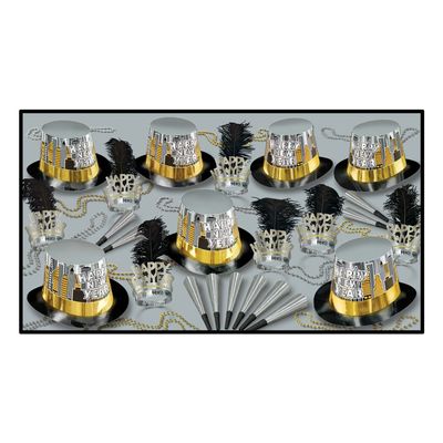 New Years Eve Party Kit for 50 Toast of The Town
