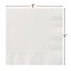 Bright White Solid Beverage Paper Napkins - 5"x5" (20 Count) - Vibrant Color & Premium Quality Napkins For Unforgettable Events & Parties view 2