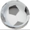 3D Soccer Black & White Paper Round Dessert Plates - 7" (8ct) - Perfect for Sports Enthusiasts, Birthdays & Game Nights view 1