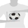 3D Soccer Black & White Paper Round Dessert Plates - 7" (8ct) - Perfect for Sports Enthusiasts, Birthdays & Game Nights view 4