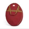 Covermates Keepsakes Wreath Storage Bag  Heavy-Duty Polyester with Buckle Straps & Interior Pouch  Protective Holiday Wreath Organizer with Handles, D-Ring & Label Window, Red view 1