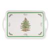 Spode Christmas Tree Collection - (18.9" x 11.6") Melamine Tray Holiday Entertaining Decorative Serving, Dimensions Strong Durable Classic Festive Design Seasonal Dining Kitchen Accent view 1