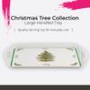 Spode Christmas Tree Collection - (18.9" x 11.6") Melamine Tray Holiday Entertaining Decorative Serving, Dimensions Strong Durable Classic Festive Design Seasonal Dining Kitchen Accent view 2
